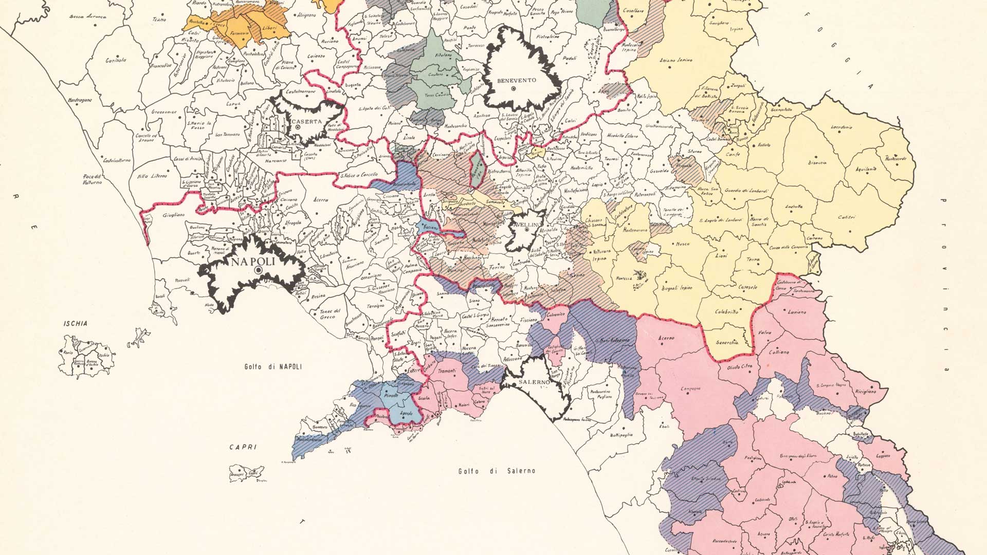 COMPRENSORI BONIFICA MONTANI, REGIONE CAMPANIA
