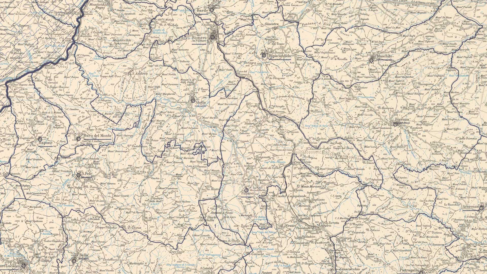 CARTA REGIONALE DELL'UTILIZZAZIONE AGRICOLA DEL SUOLO, CACCIA E PESCA (Scala 1:100.000 b/n) - 1980