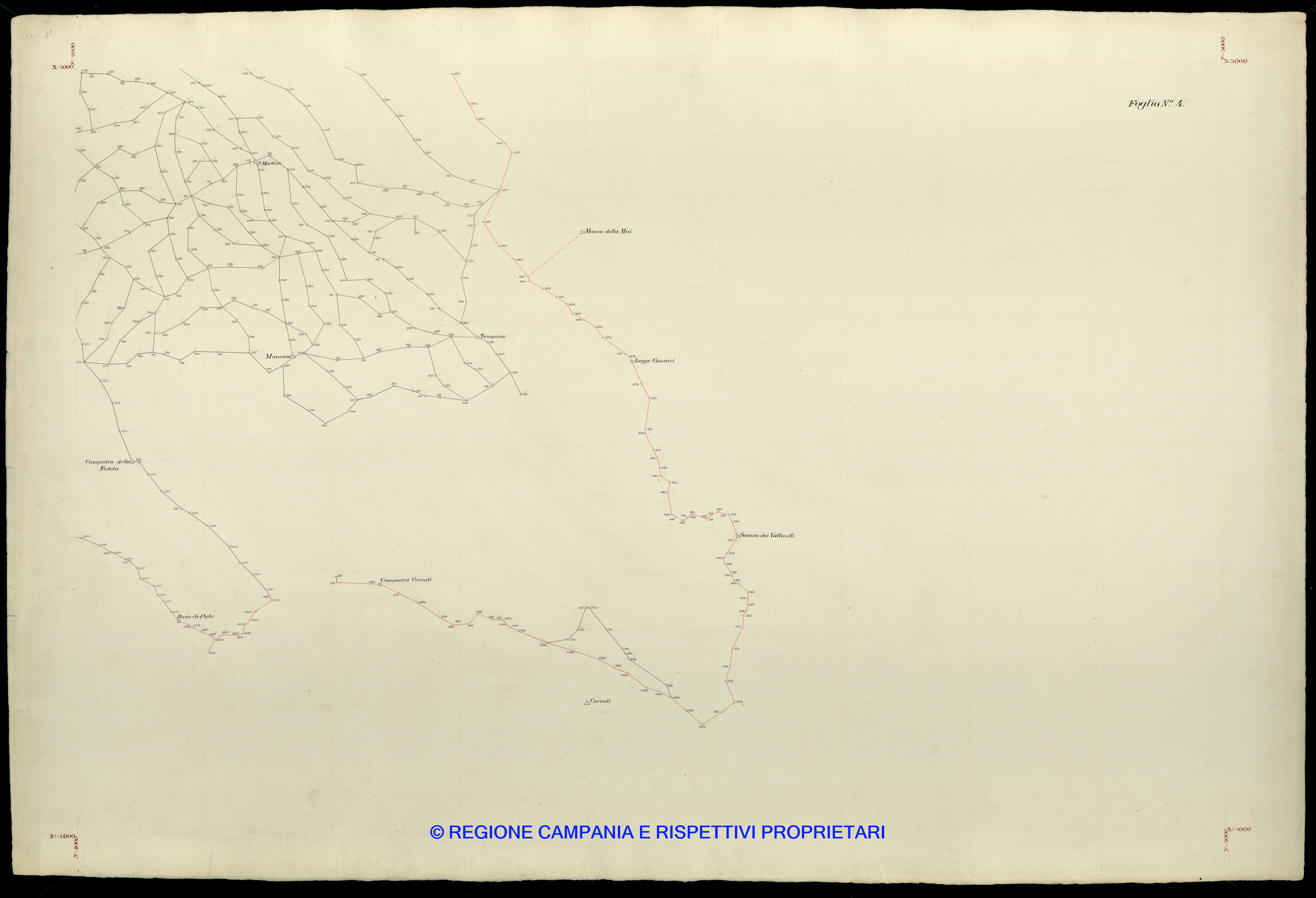 Grafico delle Poligonali Grafico delle Poligonali