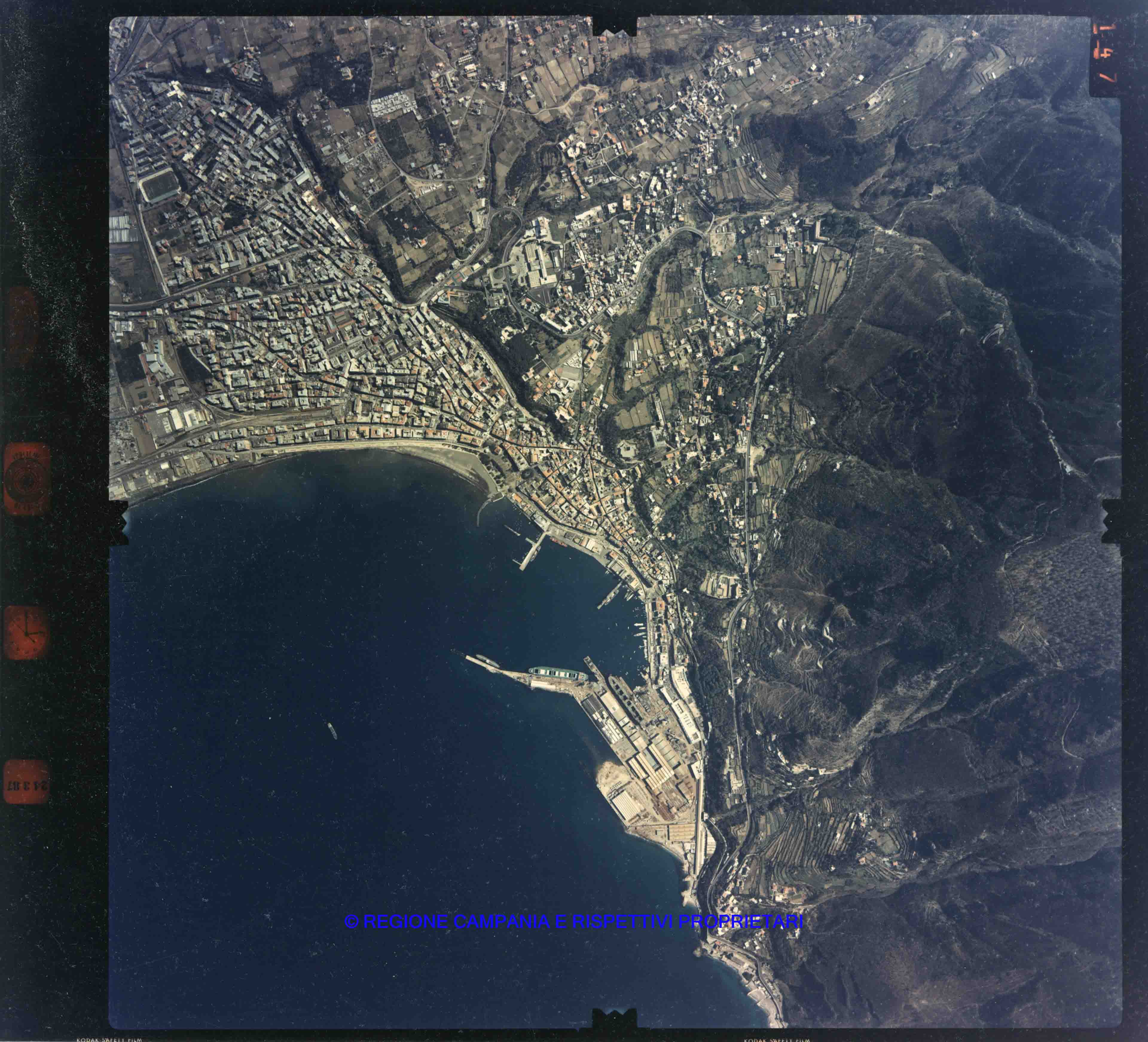 AEROFOTO REGIONE CAMPANIA, PENISOLA SORRENTINA (scala 1:11000 e 1:3500) -1987