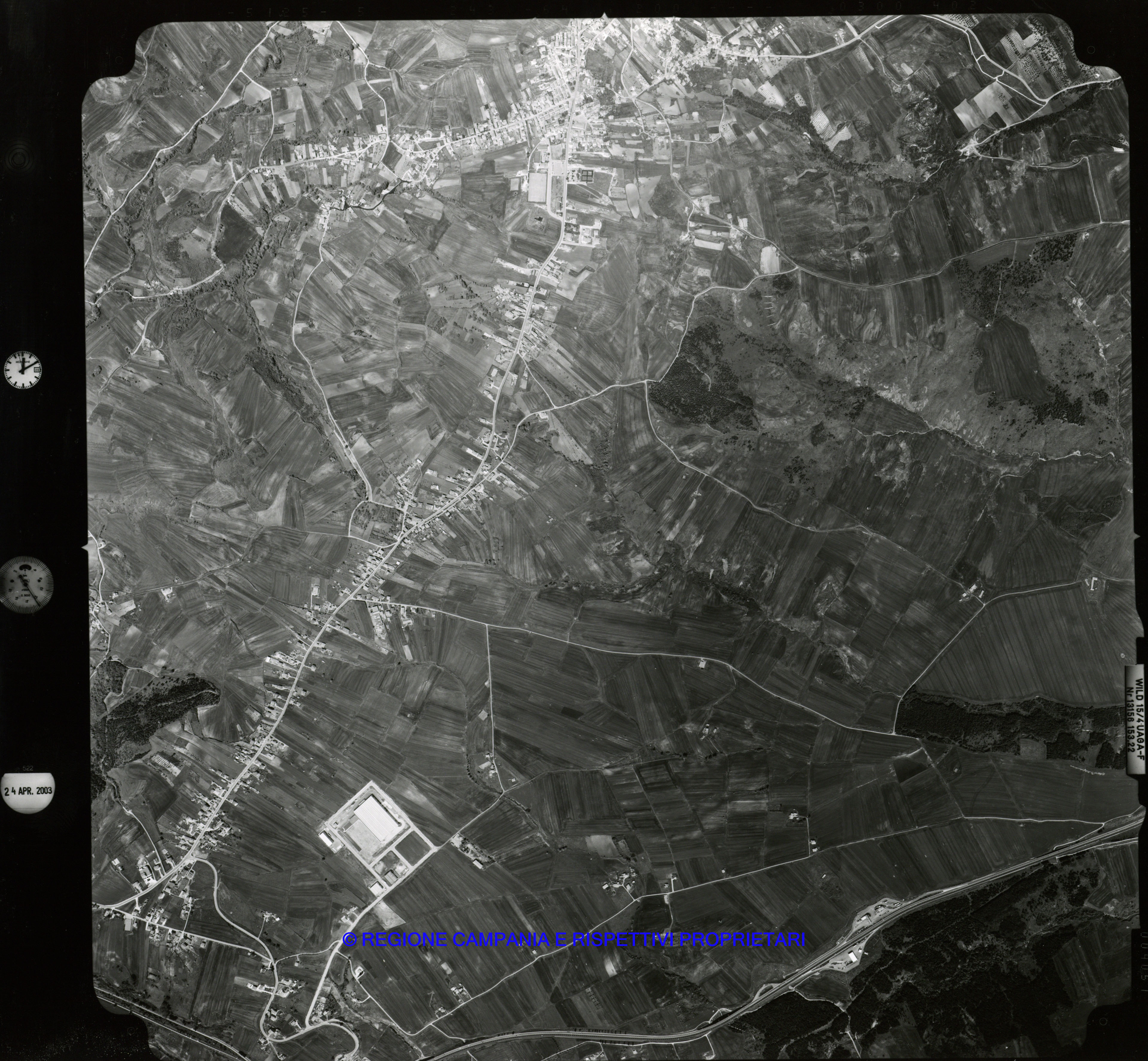 AEROFOTO REGIONE CAMPANIA, BACINI IDROGRAFICI: CALAGGIO-CERVARO-OFANTO-FORTONE - 2003 AEROFOTO REGIONE CAMPANIA, BACINI IDROGRAFICI: CALAGGIO-CERVARO-OFANTO-FORTONE - 2003