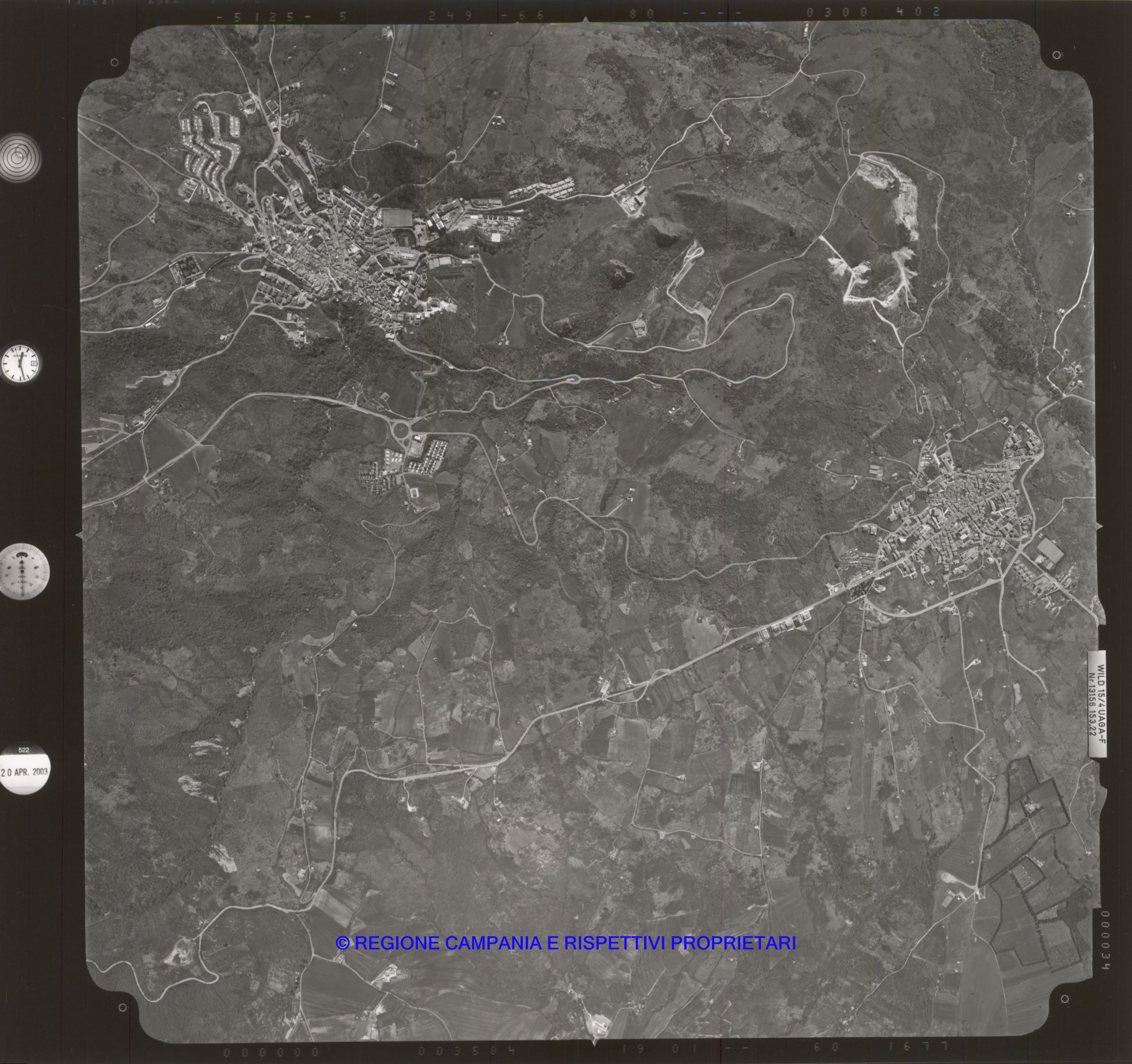 AEROFOTO REGIONE CAMPANIA, SETTORE GEOTECNICA - 2003 AEROFOTO REGIONE CAMPANIA, SETTORE GEOTECNICA - 2003