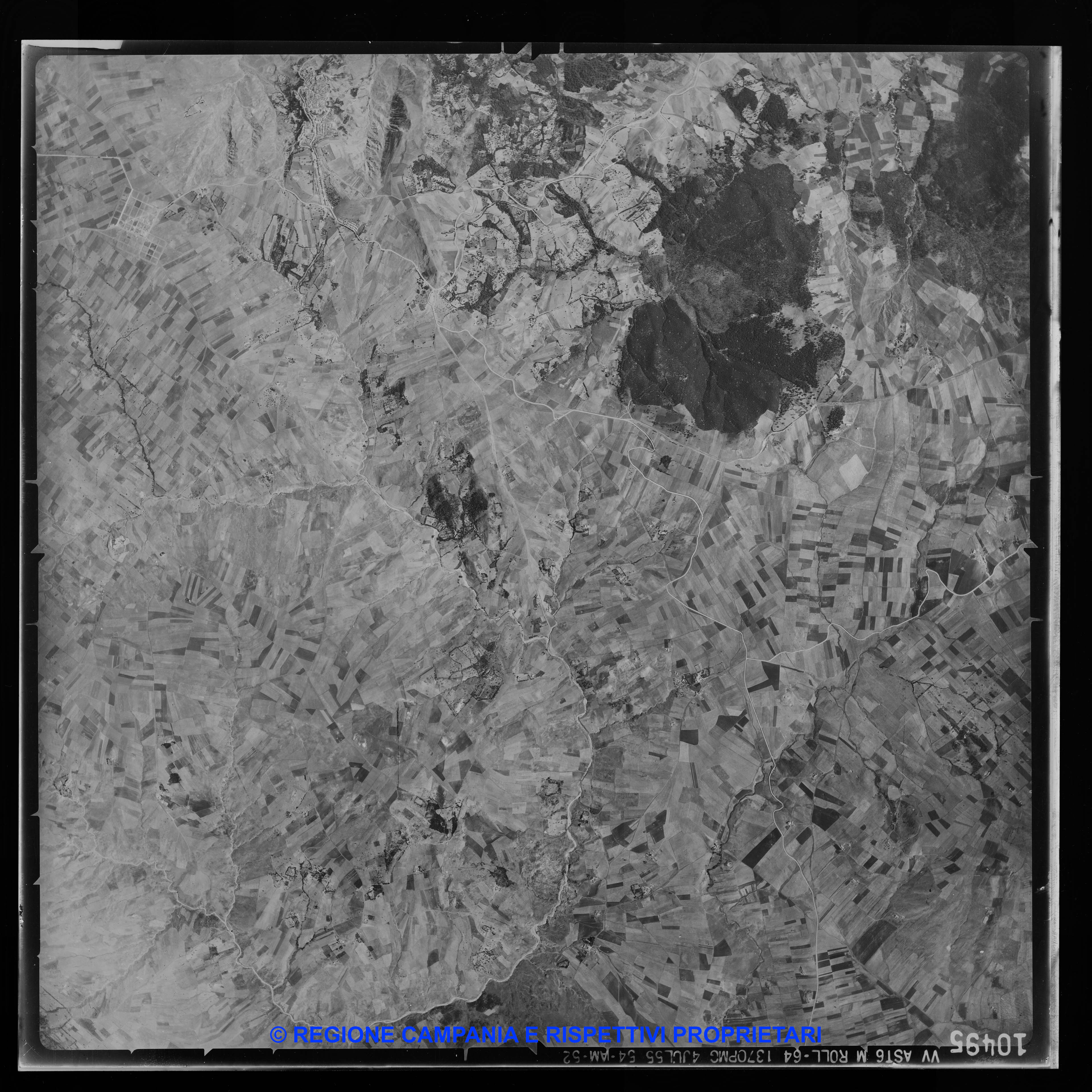 AEROFOTO IGM - 1954-1955 10495 AEROFOTO IGM - 1954-1955 10495