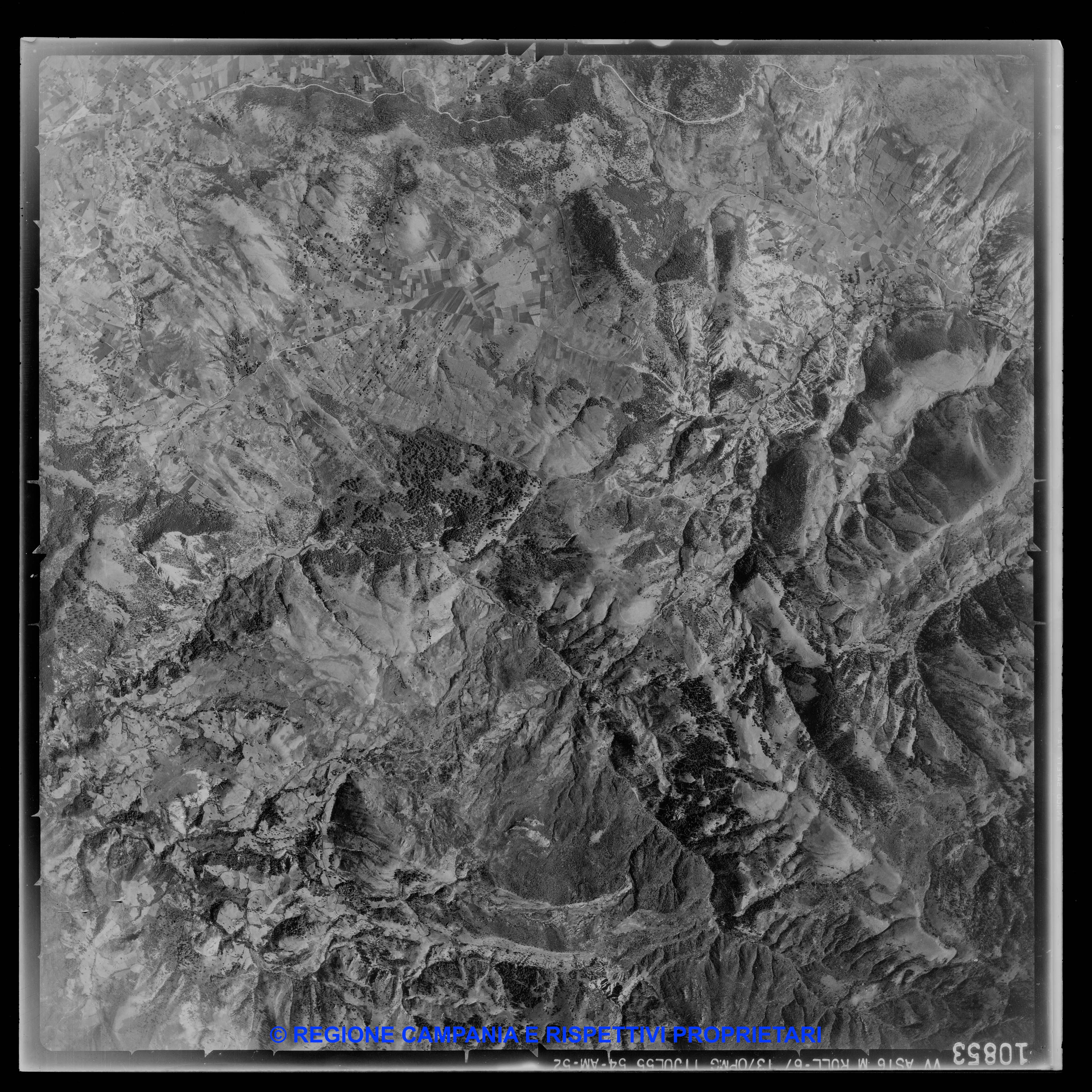 AEROFOTO IGM - 1954-1955 10853 AEROFOTO IGM - 1954-1955 10853