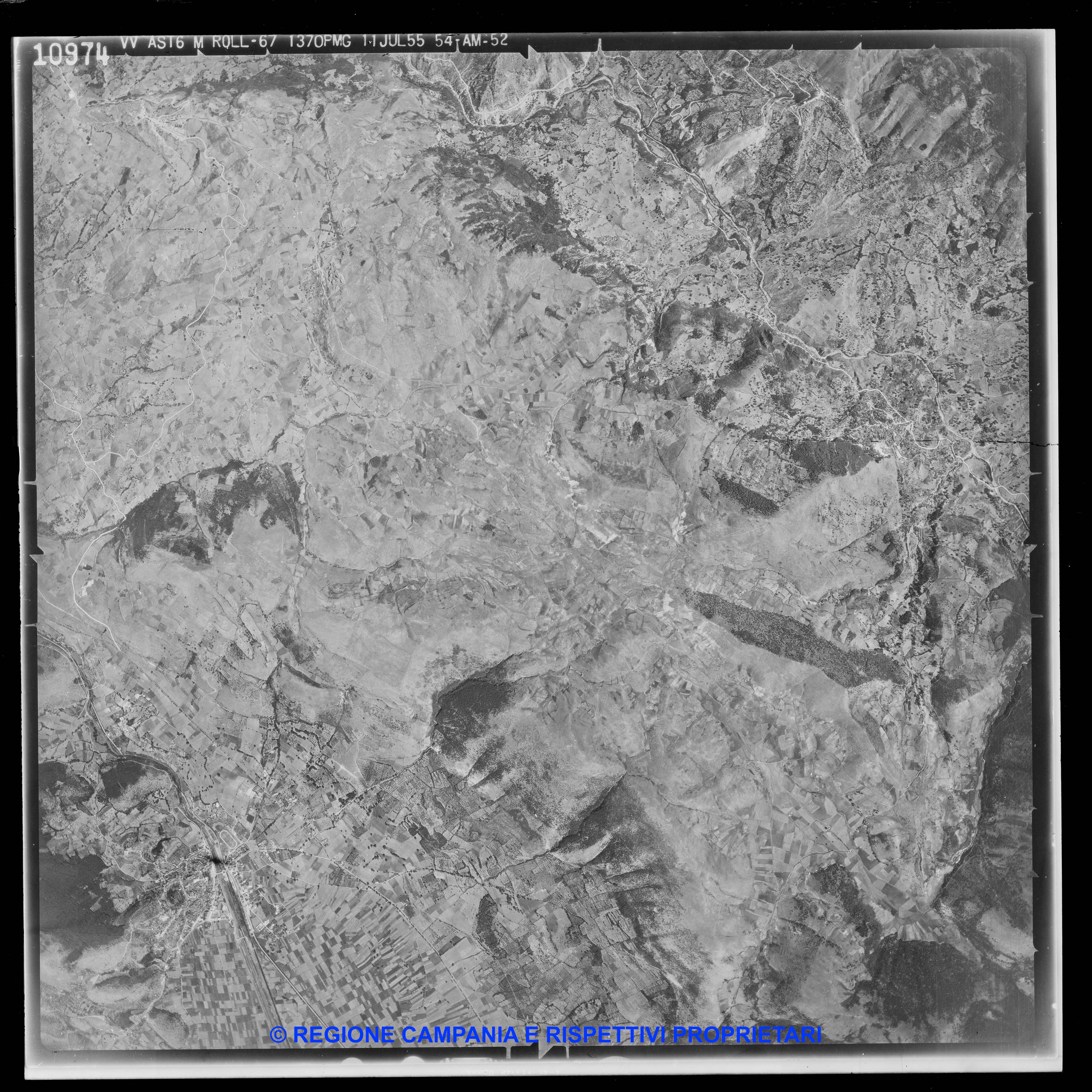 AEROFOTO IGM - 1954-1955 10974 AEROFOTO IGM - 1954-1955 10974