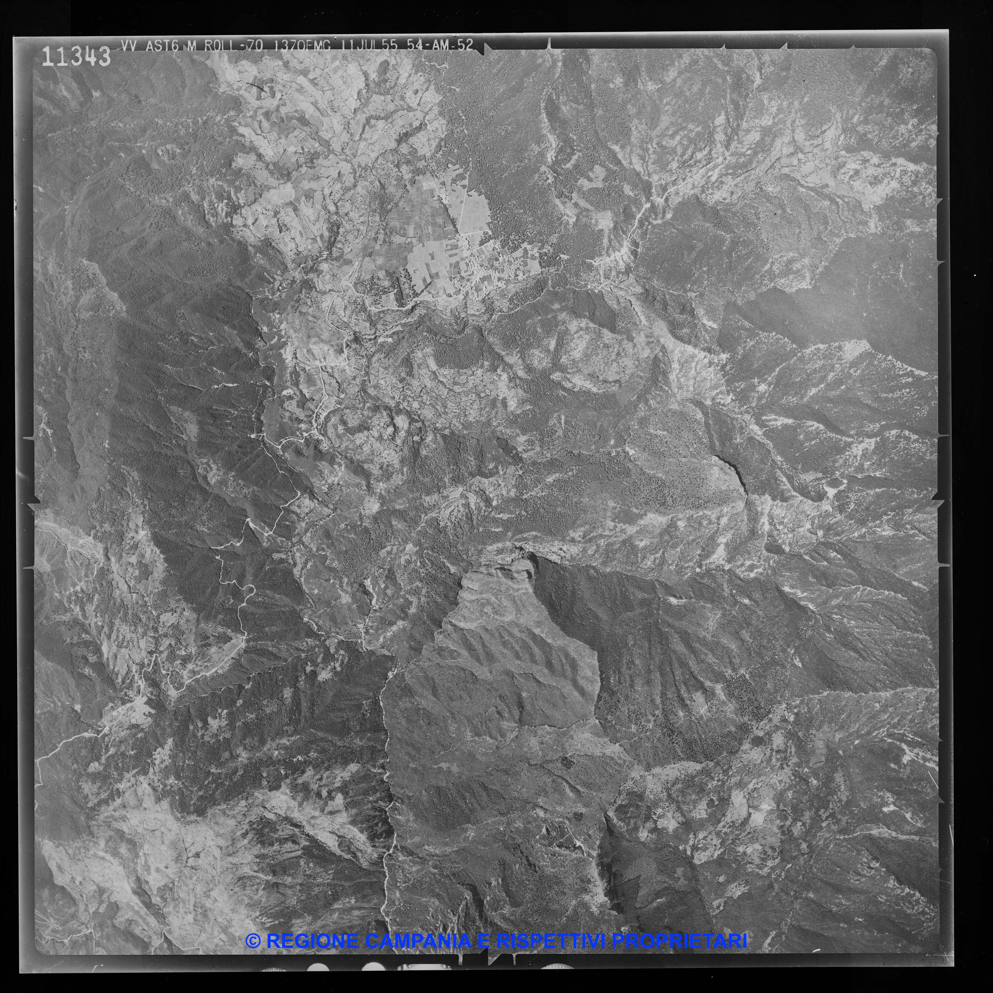 AEROFOTO IGM - 1954-1955 11343 AEROFOTO IGM - 1954-1955 11343