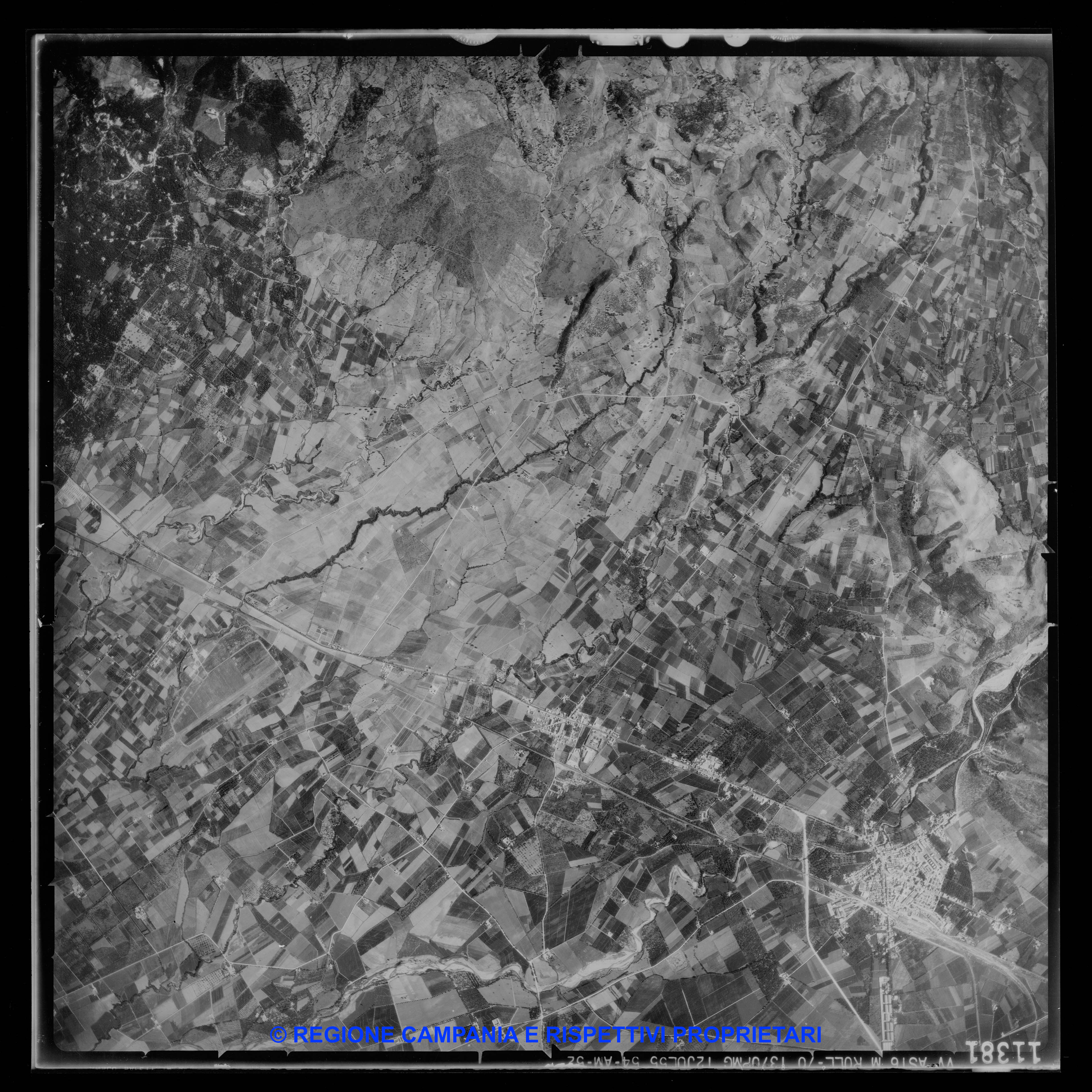 AEROFOTO IGM - 1954-1955 11381 AEROFOTO IGM - 1954-1955 11381