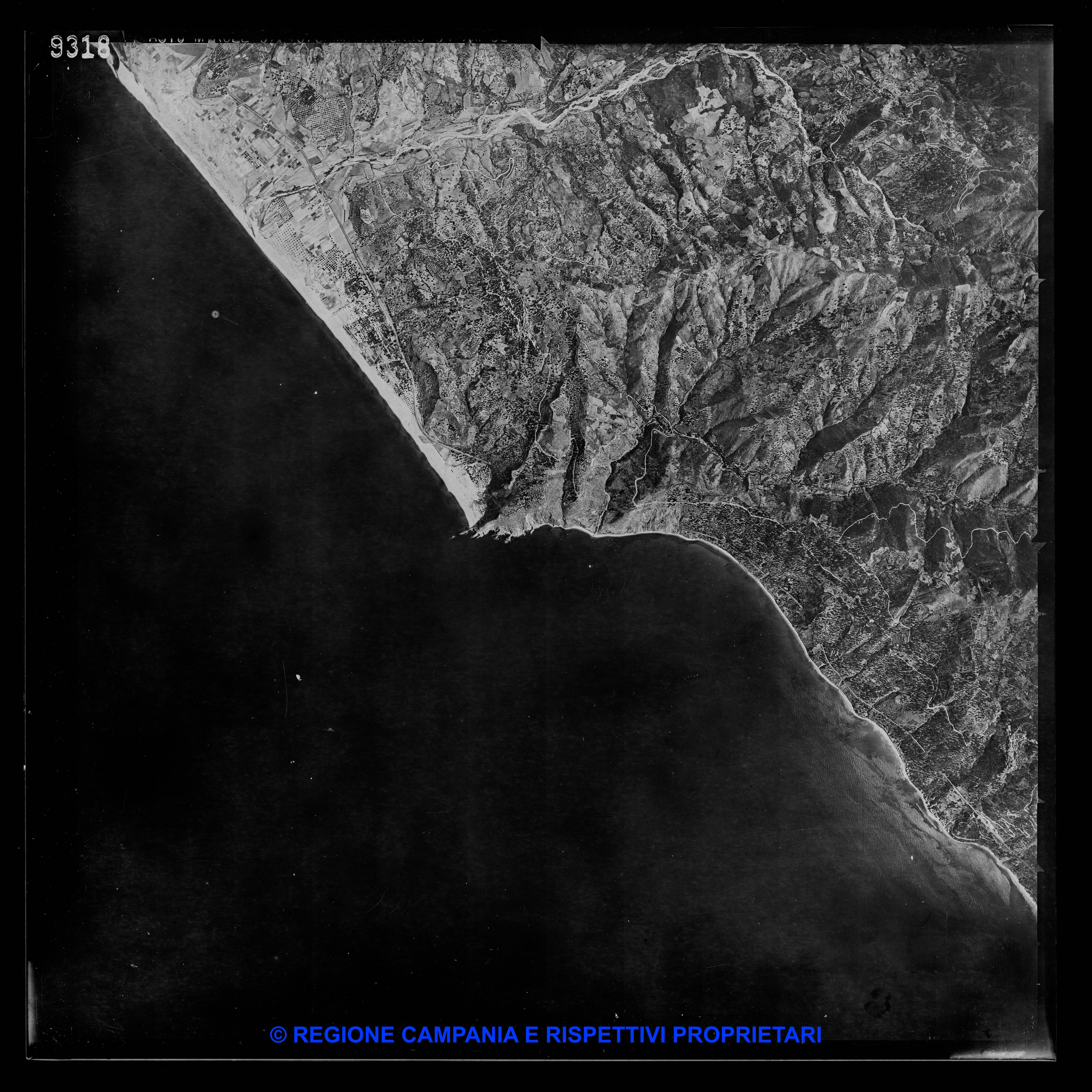 AEROFOTO IGM - 1954-1955 9318 AEROFOTO IGM - 1954-1955 9318
