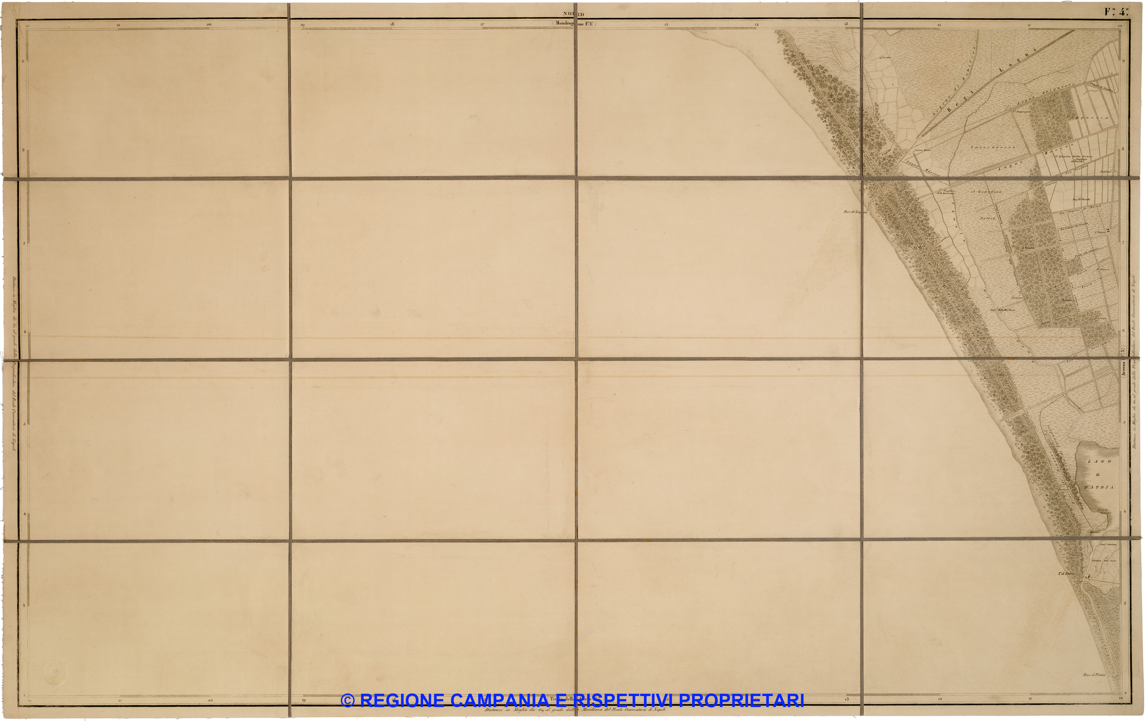 Carta Topografica ed Idografica dei contorni di Napoli 
