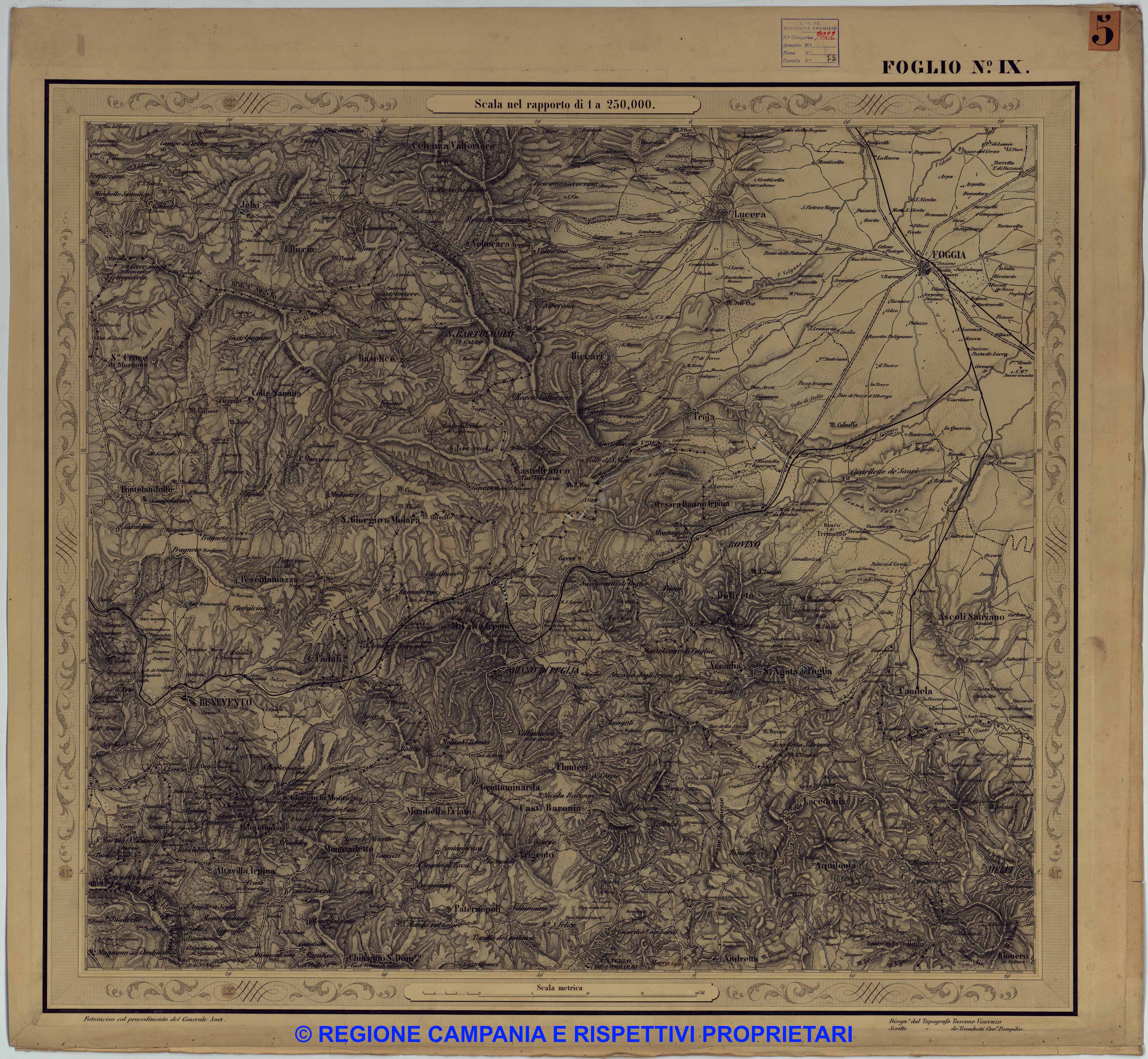 Carta delle Province Napoletane