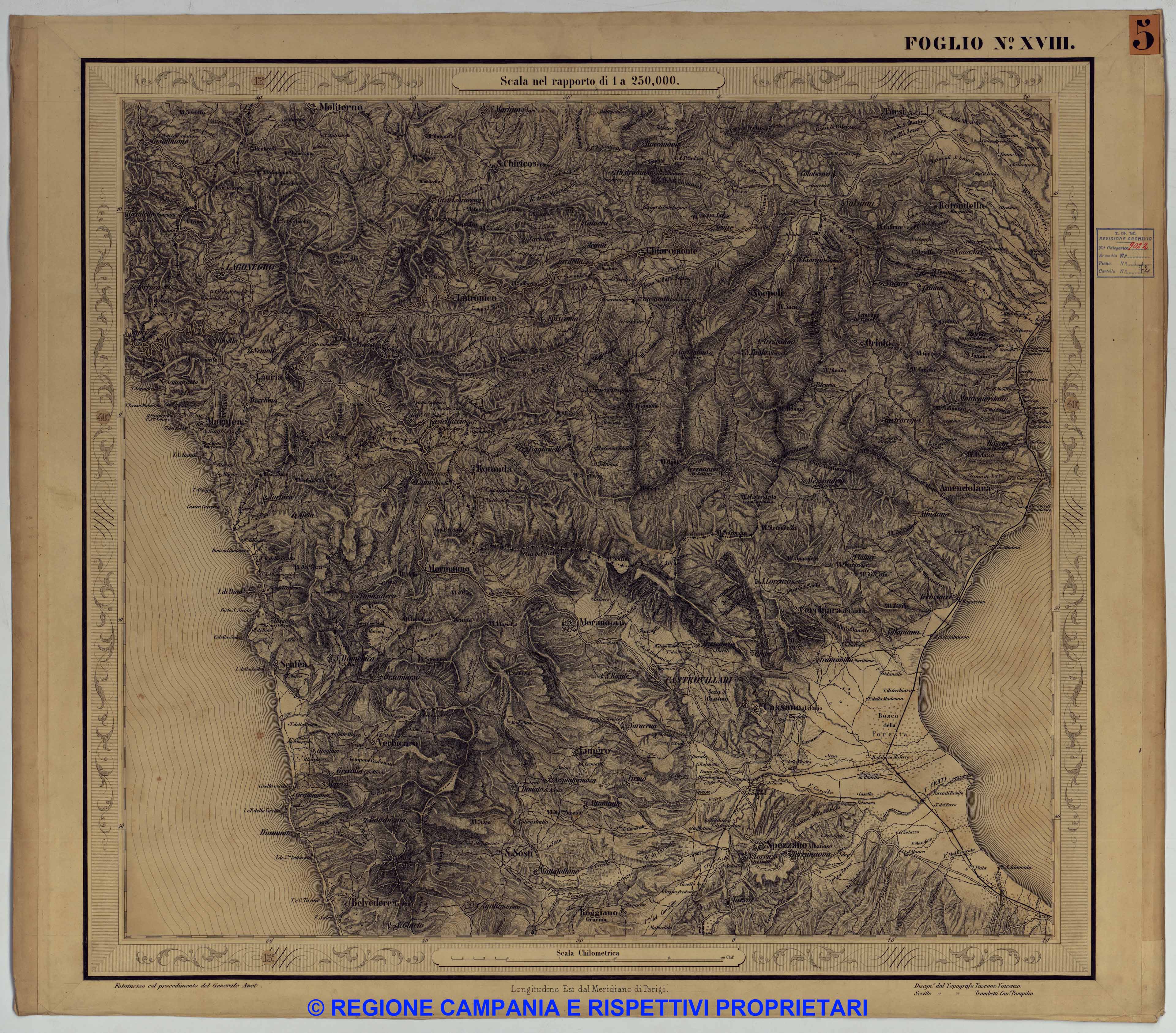 Carta delle Province Napoletane Carta delle Province Napoletane