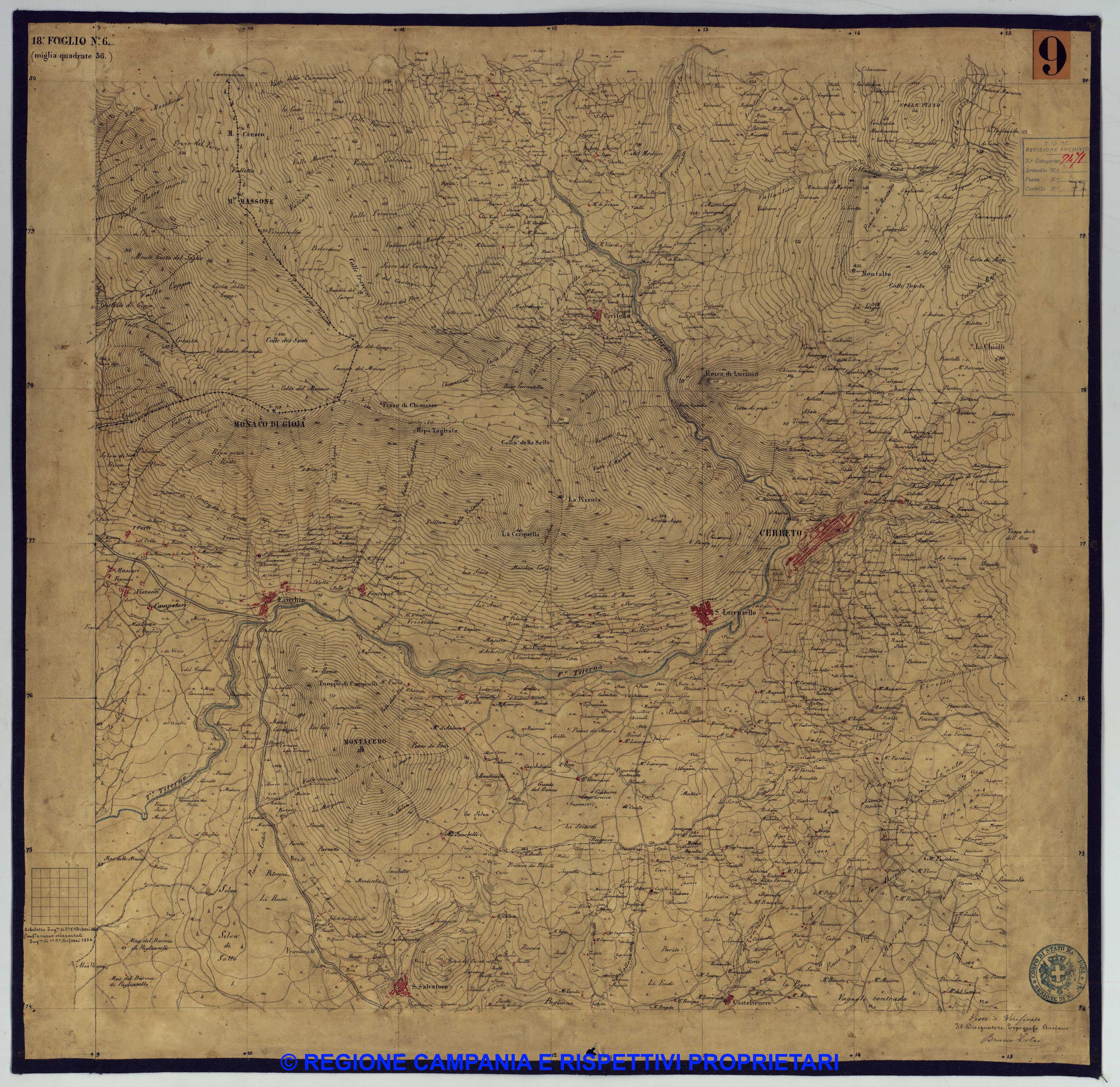 Carta del Regno di Napoli