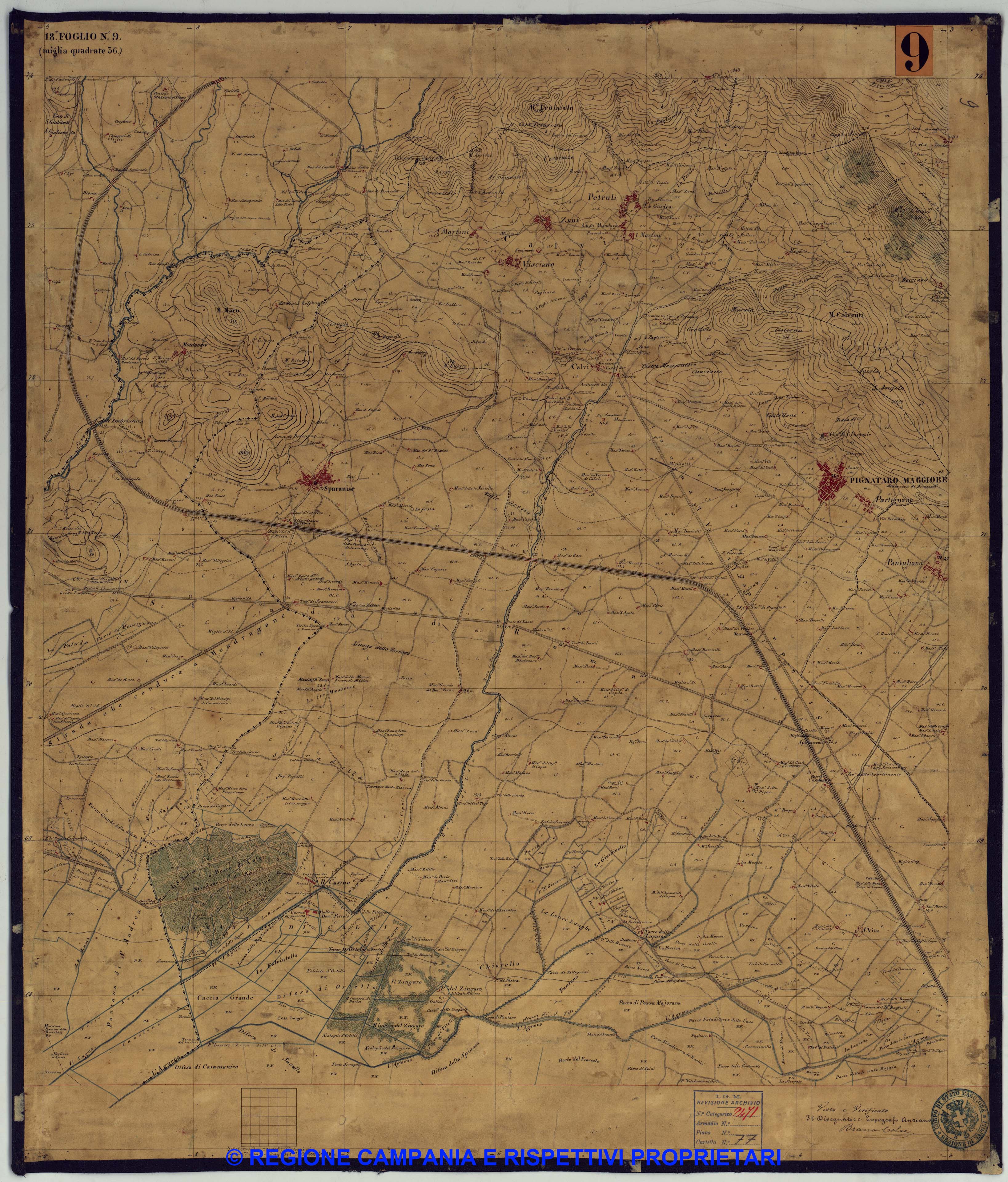 Carta del Regno di Napoli
