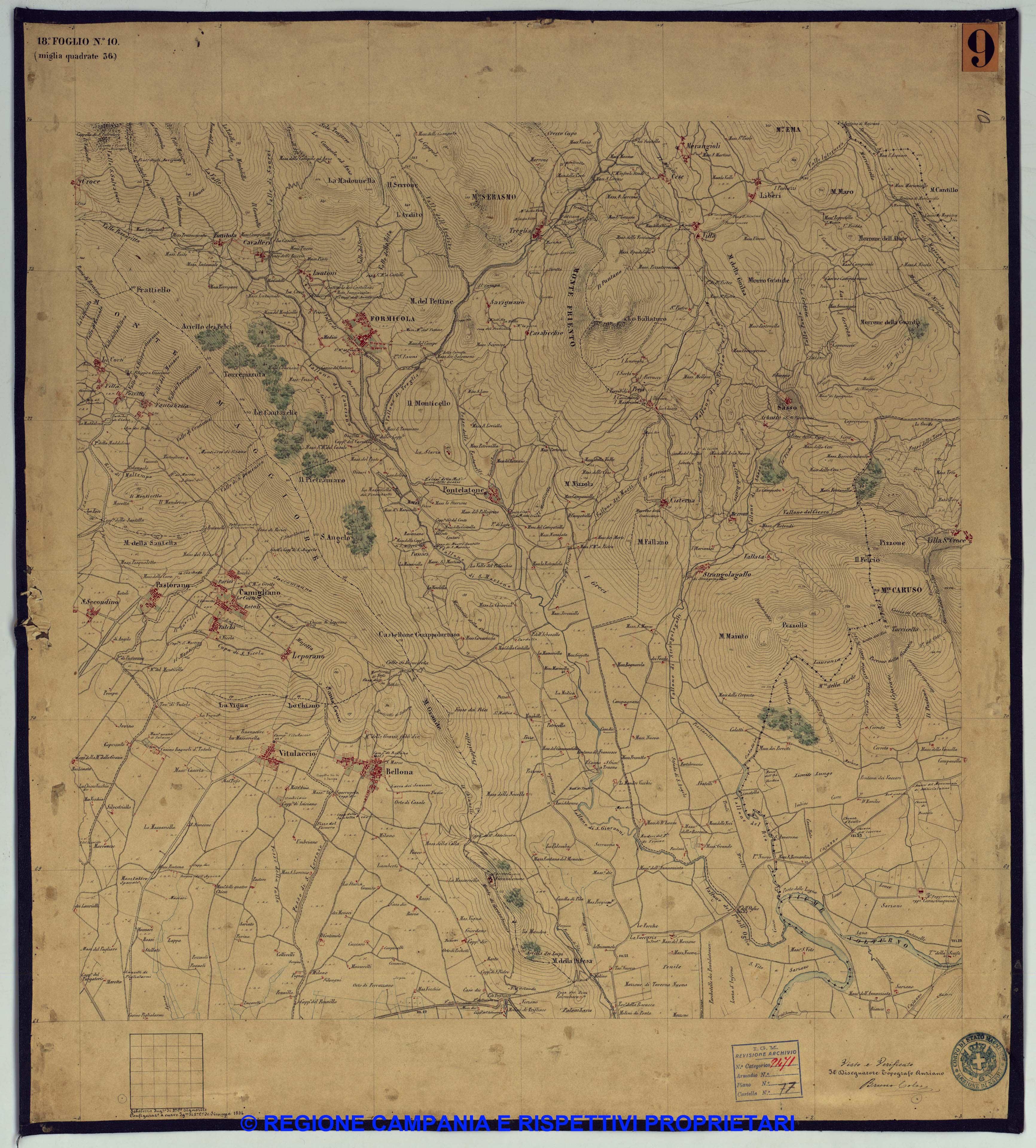 Carta del Regno di Napoli