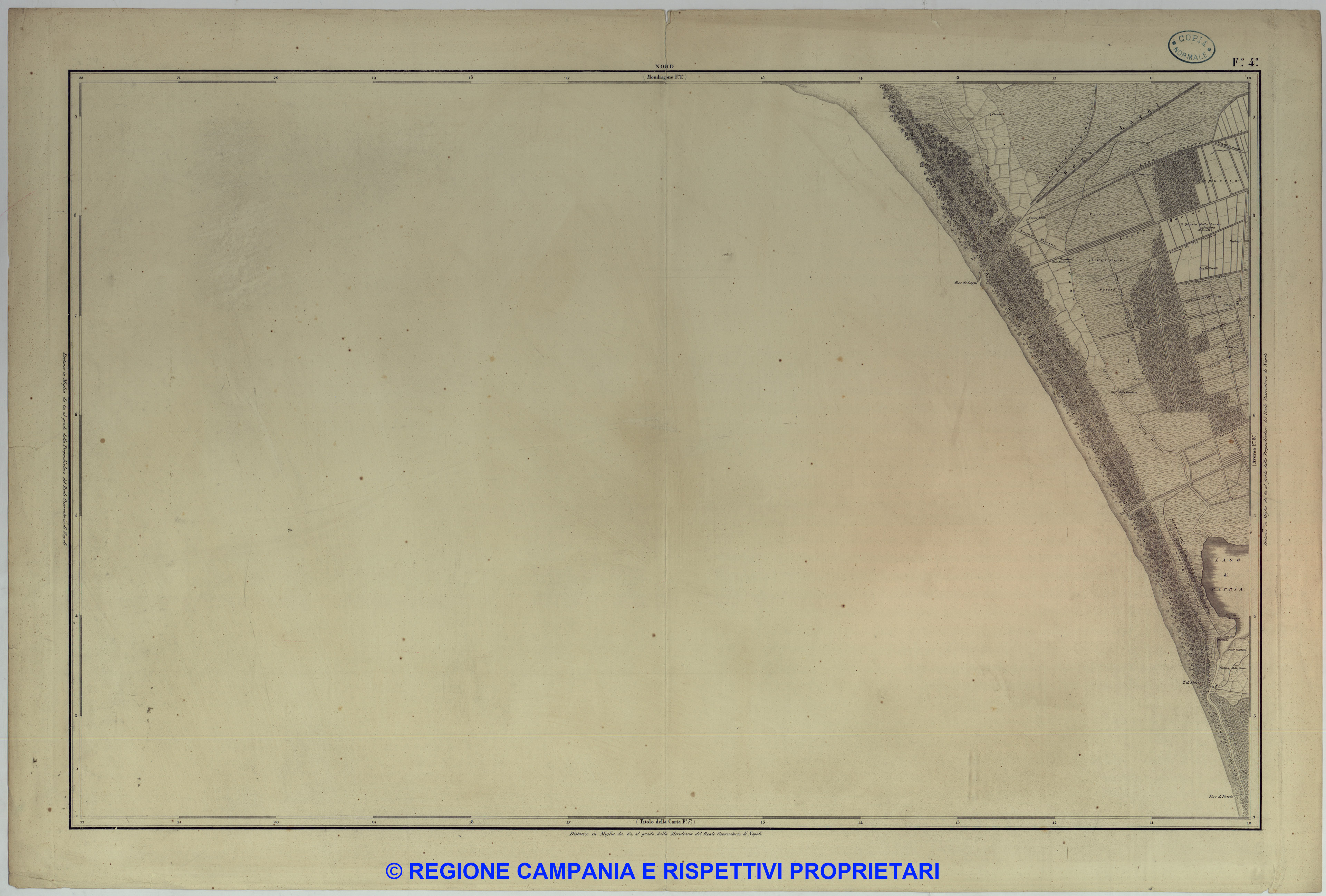 Carta Topografica ed Idografica dei contorni di Napoli 