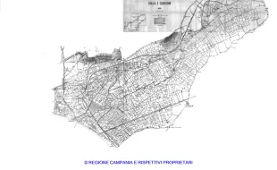 Planimetria del territorio della Bonificazione delle Paludi di Napoli, Volla e contorni
