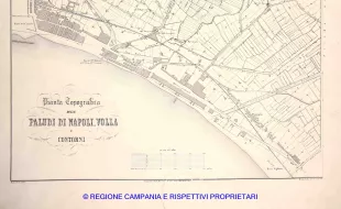 Pianta Topografica delle Paludi di Napoli, Volla e Contorni