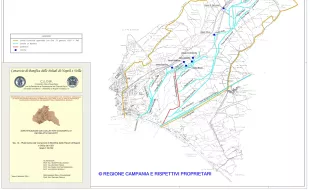 Planimetria del Consorzio di Bonifica delle Paludi di Napoli e Volla del 1921