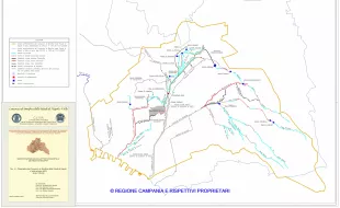 Planimetria del Consorzio di Bonifica delle Paludi di Napoli e Volla del 2003
