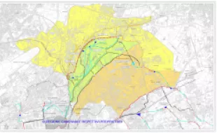 Planimetria delle proposte di adeguamento della rete dei Canali di Bonifica - Ipotesi 1