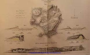 Carta geognostica del Bacino dei Bagnoli lago di Agnano e loro dintorni