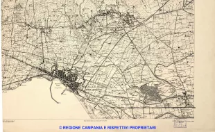 Carta Topografica del Monte Vesuvio rilevata