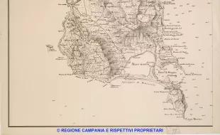 Carta dei dintorni di Napoli