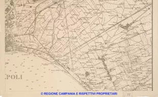 Carta dei dintorni di Napoli