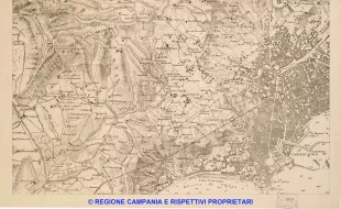 Carta dei dintorni di Napoli