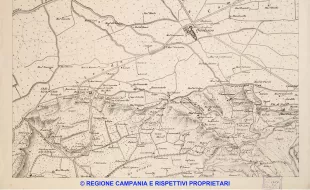 Carta dei dintorni di Napoli