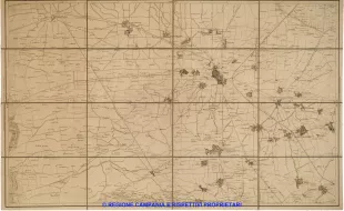Carta Topografica ed Idografica dei contorni di Napoli 