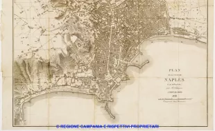 Plan de la Ville de Naples et ses indications par M.r le Chanoine andré de Jorio 1836