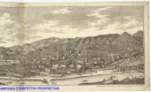 Vue de la Ville de Genes du cotè de Bisagne