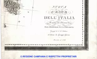 Nuova Carta dell'Italia eseguita sotto la direzione di Gio. Antonio Rizzi Zannoni, geografo di S.M. siciliana ed incisa da Giuseppe Guerra e ricorretta nel 1833