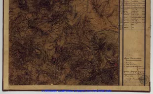 Carta delle province continentali dell'ex Regno di Napoli