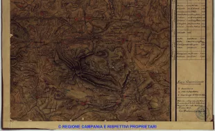 Carta delle province continentali dell'ex Regno di Napoli
