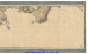 Carta dei dintorni di Napoli, Reale Officio Topografico Antonio Valmagini 