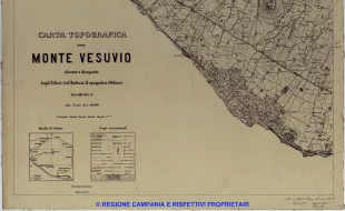 Carta Topografica del Monte Vesuvio