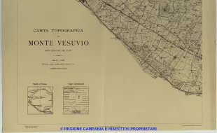 Carta Topografica del Monte Vesuvio