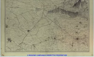 Carta Topografica ed Idografica dei contorni di Napoli 