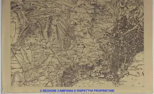 Carta dei dintorni di Napoli