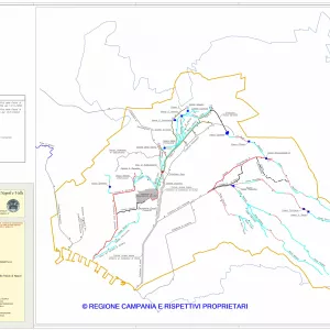 Planimetria del Consorzio di Bonifica delle Paludi di Napoli e Volla del 2003