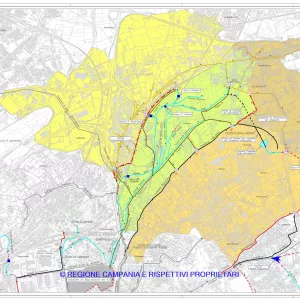 Planimetria delle proposte di adeguamento della rete dei Canali di Bonifica - Ipotesi 2