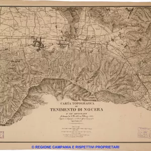 Carta Topografica del tenimento di Nocera e sue adiacenze