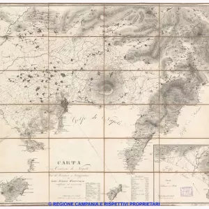 Carta de' Contorni di Napoli per Uso de' Forestieri e Viaggiatori di Giov. Enrico Westphal, rettificata ed accresciuta nel 1832