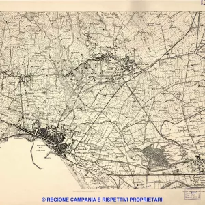 Carta Topografica del Monte Vesuvio rilevata