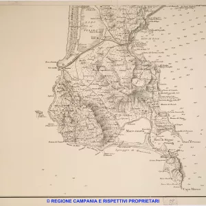 Carta dei dintorni di Napoli