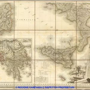 Carte statistique, politique, et mineralogique de l'Italie