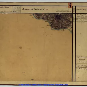 Carta delle province continentali dell'ex Regno di Napoli