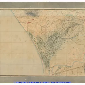 Carta dei dintorni di Napoli, Reale Officio Topografico Antonio Valmagini 